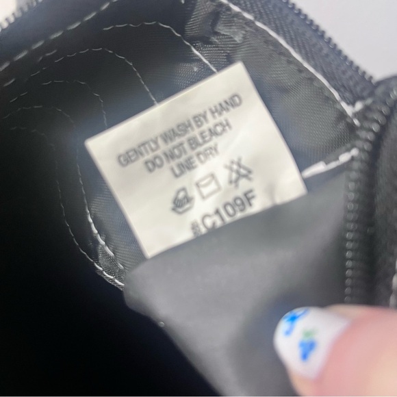 vintage y2k adidas flat crossover messenger bag black 3 stripe adjustable - Picture 13 of 14